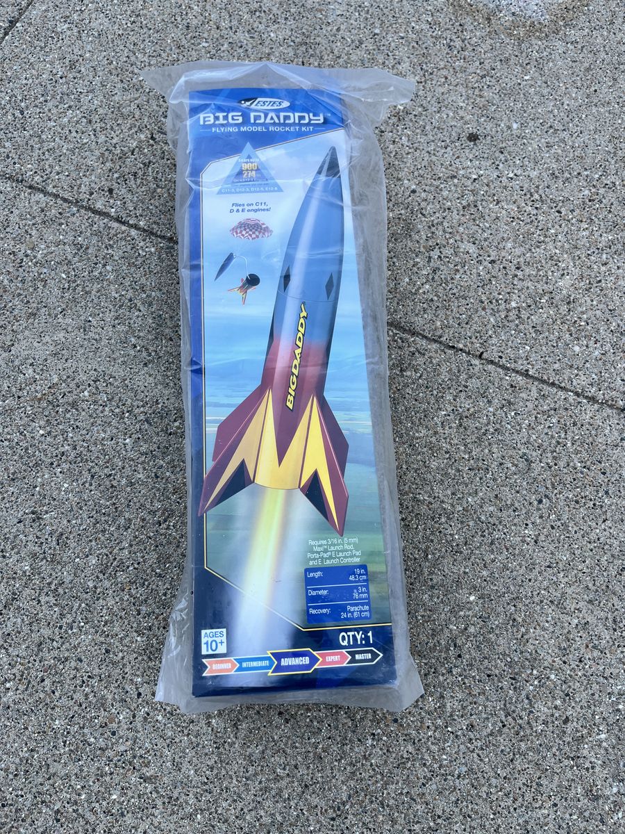 5 Brand New Estes Big Daddy Model Rocket Kits – $160 OBO