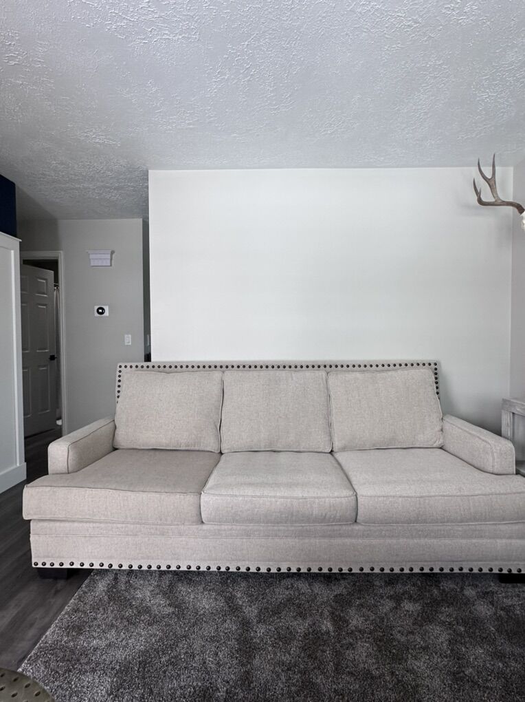 Beige Linen Couch