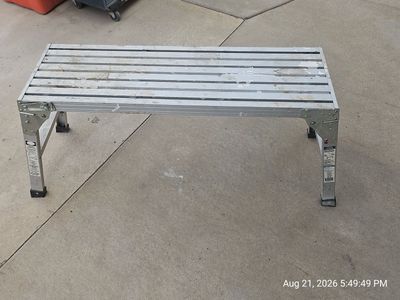 Tricam Industries Aluminum Folding Work Platform Bench WP-20-06