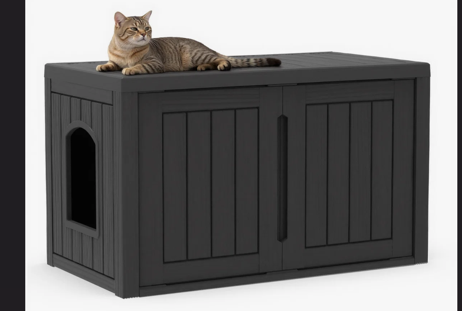 New in Box Three-In-One Cat Bed, Pet Storage Cabinet, Cat Litter Box