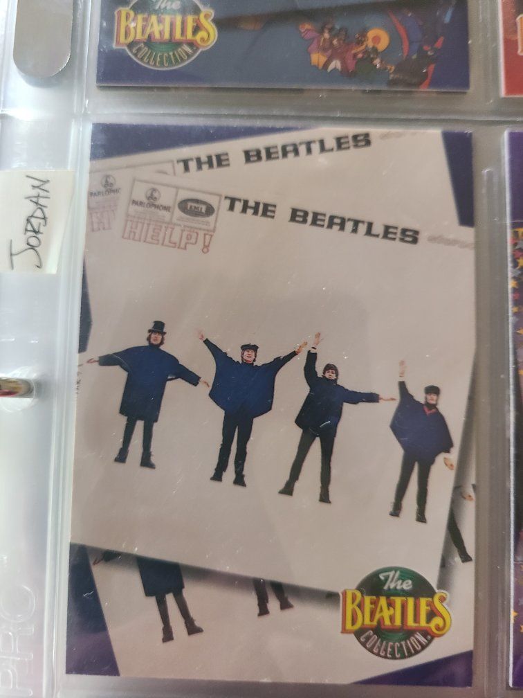 The Beatles Collection Trading Card Help Album Art