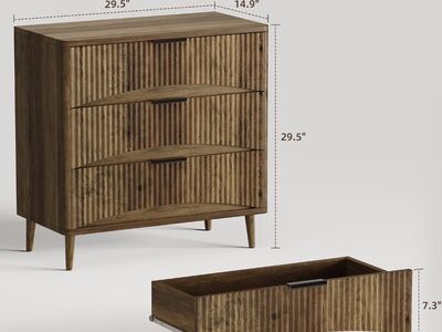 3 Drawer Nightstand From Edarthouse Retails $120