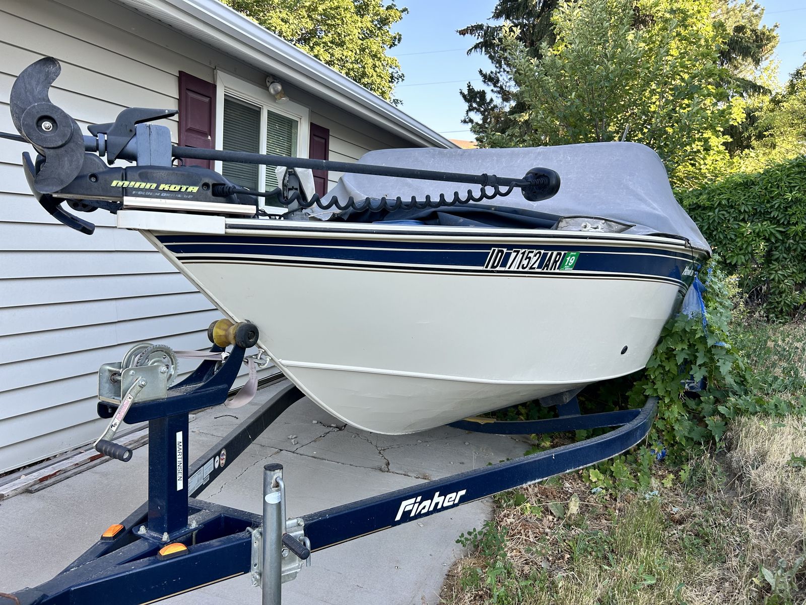 2008 Fisher Hawk 186 Sport 18-19ft Boat with trailer