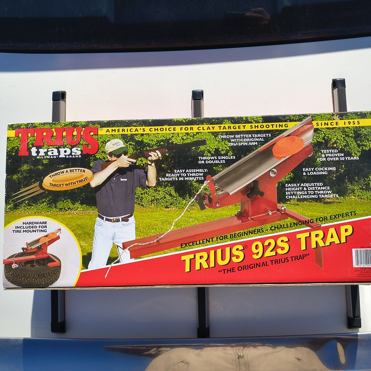 Trius 92S Trap, a clay target thrower.