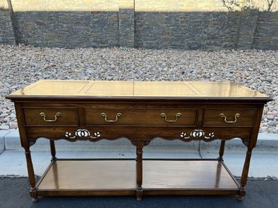 Georgian-Style Sideboard Dining Kitchen Buffet 63” w x 19” d x 32” t