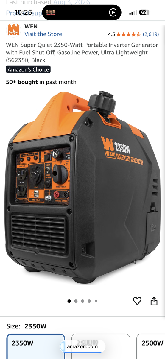 WEN 2350 Generator
