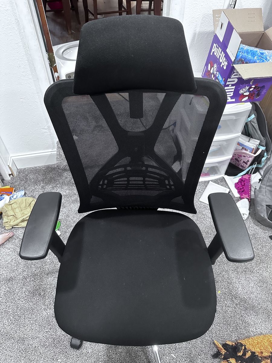 Ticova Ergonomic Office Chair - High Back Mesh Desk Chair w/ Adjustable Lumbar Support & Headrest