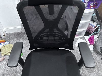 Ticova Ergonomic Office Chair - High Back Mesh Desk Chair w/ Adjustable Lumbar Support & Headrest
