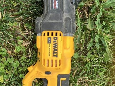 DeWalt 20V Max angle drill, cordless, battery and charger not included.