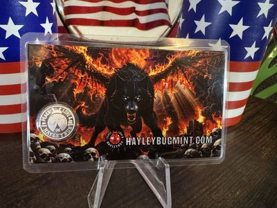 Hayleybug Mint The Doom Howl 1 Gram .999 Fine Silver Limited Mintage: 500 Coin Art Bar
