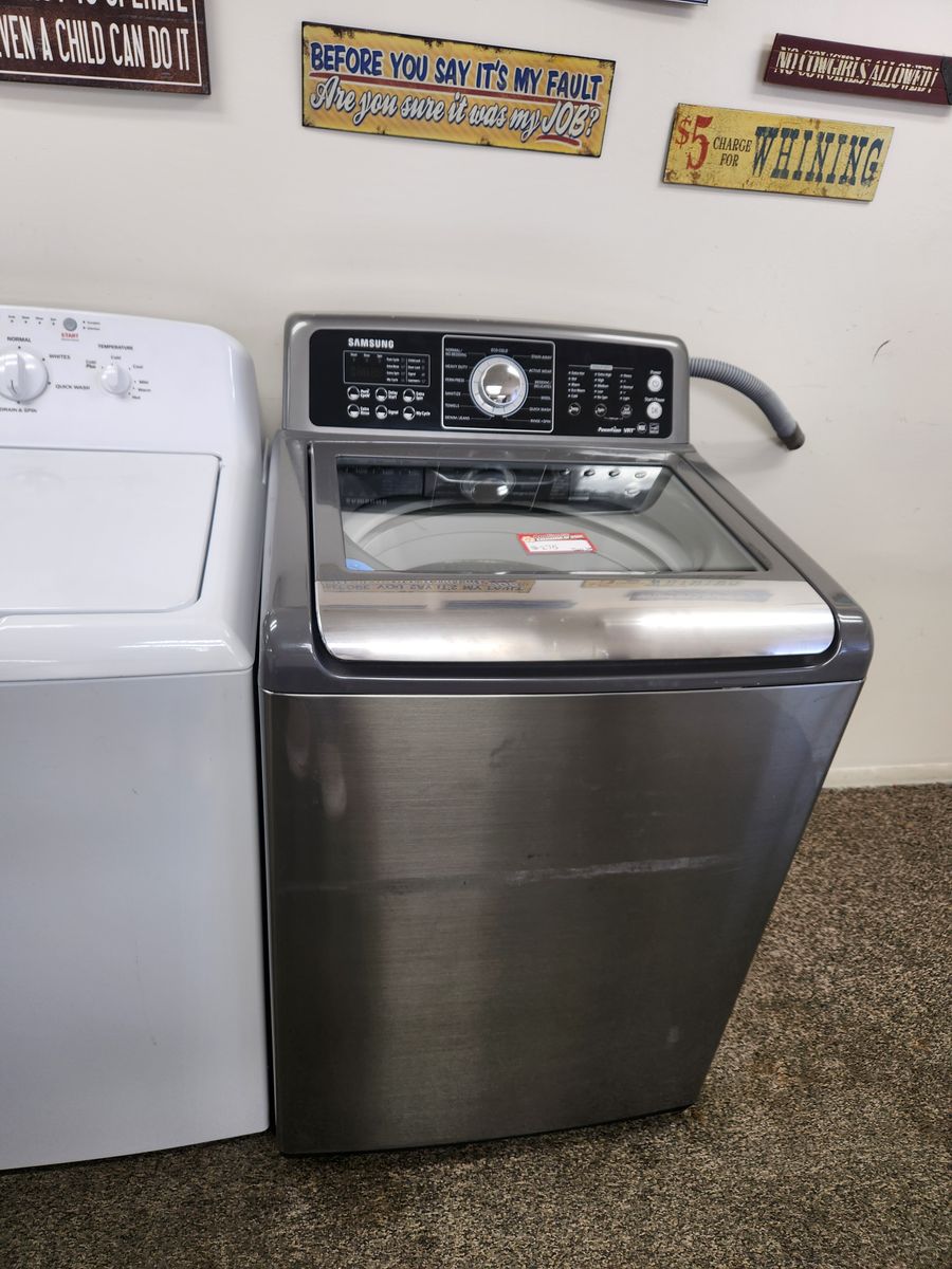 Samsung Top Load Washing Machine - Stainless Steel Finish