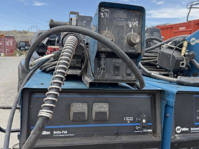 Miller Delta-Fab CV-DC Welding Power Source with Wire Feeder - Industrial Welder