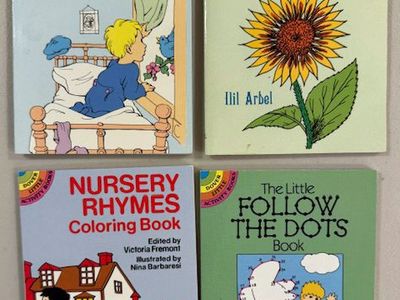 NEW 3 Coloring Books; 1 Follow the Dots Book by Dover Little Activity Books