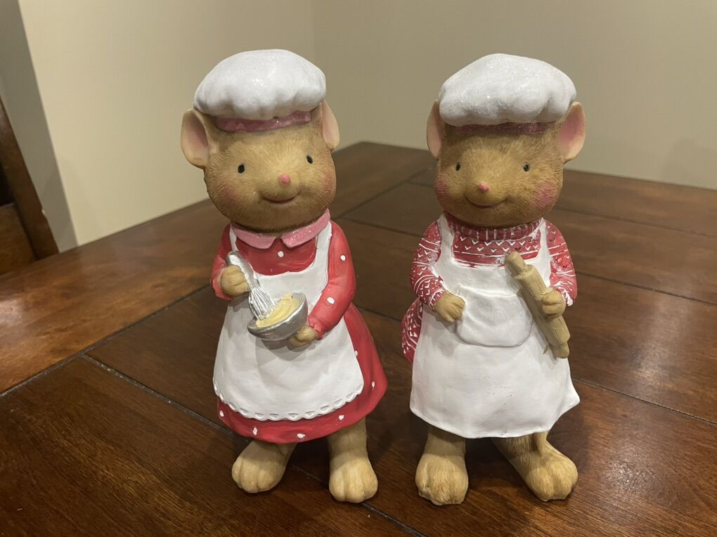 New Large Resin Baking Mice - 5 Available