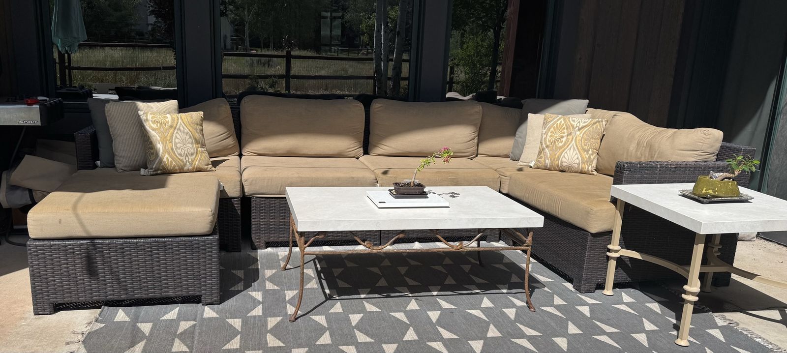 Costco Sunbrella Sectional and Cover