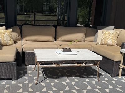 Costco Sunbrella Sectional and Cover