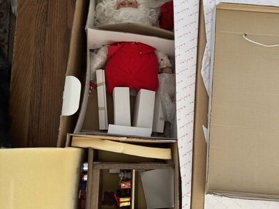 Danbury Santa Claus At His Workbench doll