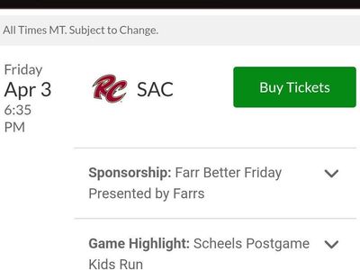 4x Salt Lake Bees Tickets- Apr 3 Friday night 6:35