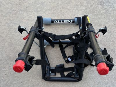 Allen bike rack for trunk. Holds 2 bikes. Like new.