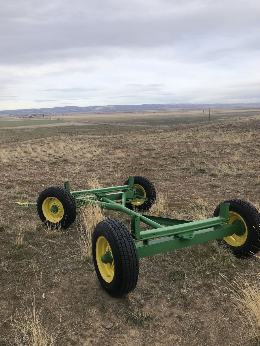 Heavy-Duty Wagon Running Gear – New Tires, John Deere Wheels