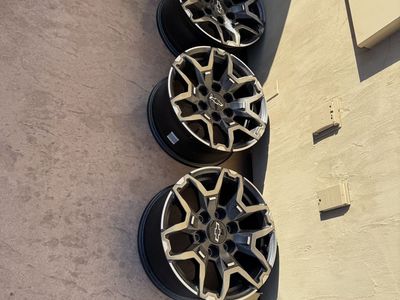 2025 Chevrolet Colorado ZR2 OEM set of 4 Wheels.