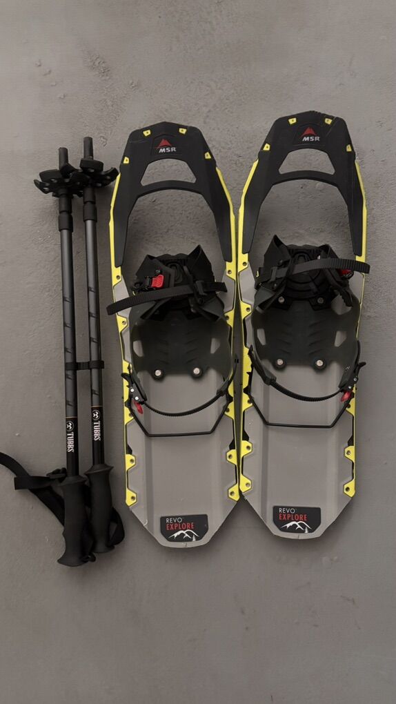 MSR Snowshoes with Tubbs Poles