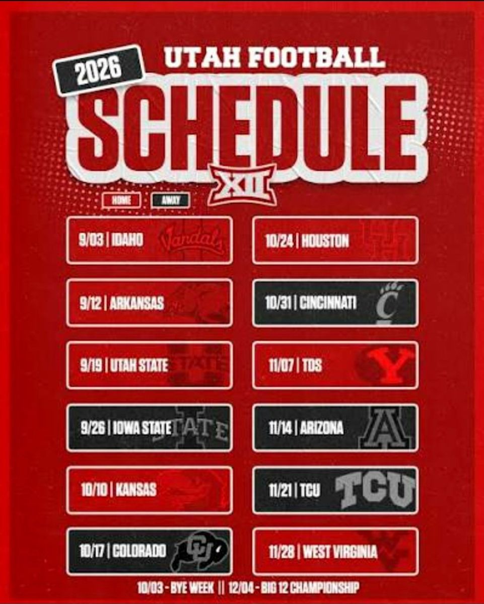 Row 1 Utah Football '26 Season Seats