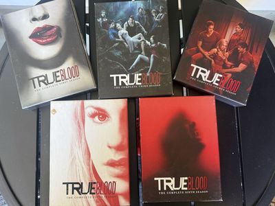 True Blood Seasons 1, 3, 4, 5, 6 DVD & Blu-ray Set - HBO Series (5-Season Lot)
