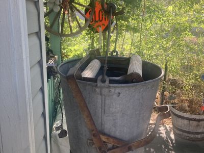 Vintage mop bucket