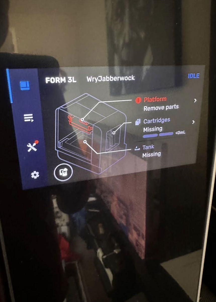 Formlabs Form 3L Large Format SLA 3D Printer Used