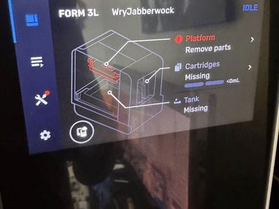 Formlabs Form 3L Large Format SLA 3D Printer Used