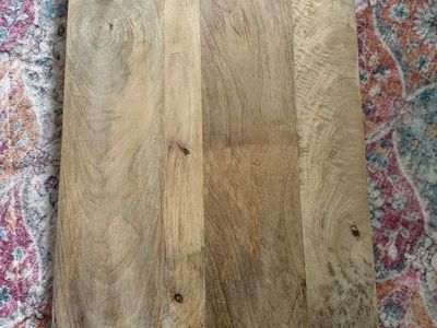 Wooden Clipboard Board with Clips, Rustic Kitchen/Office Decor, 18x12"