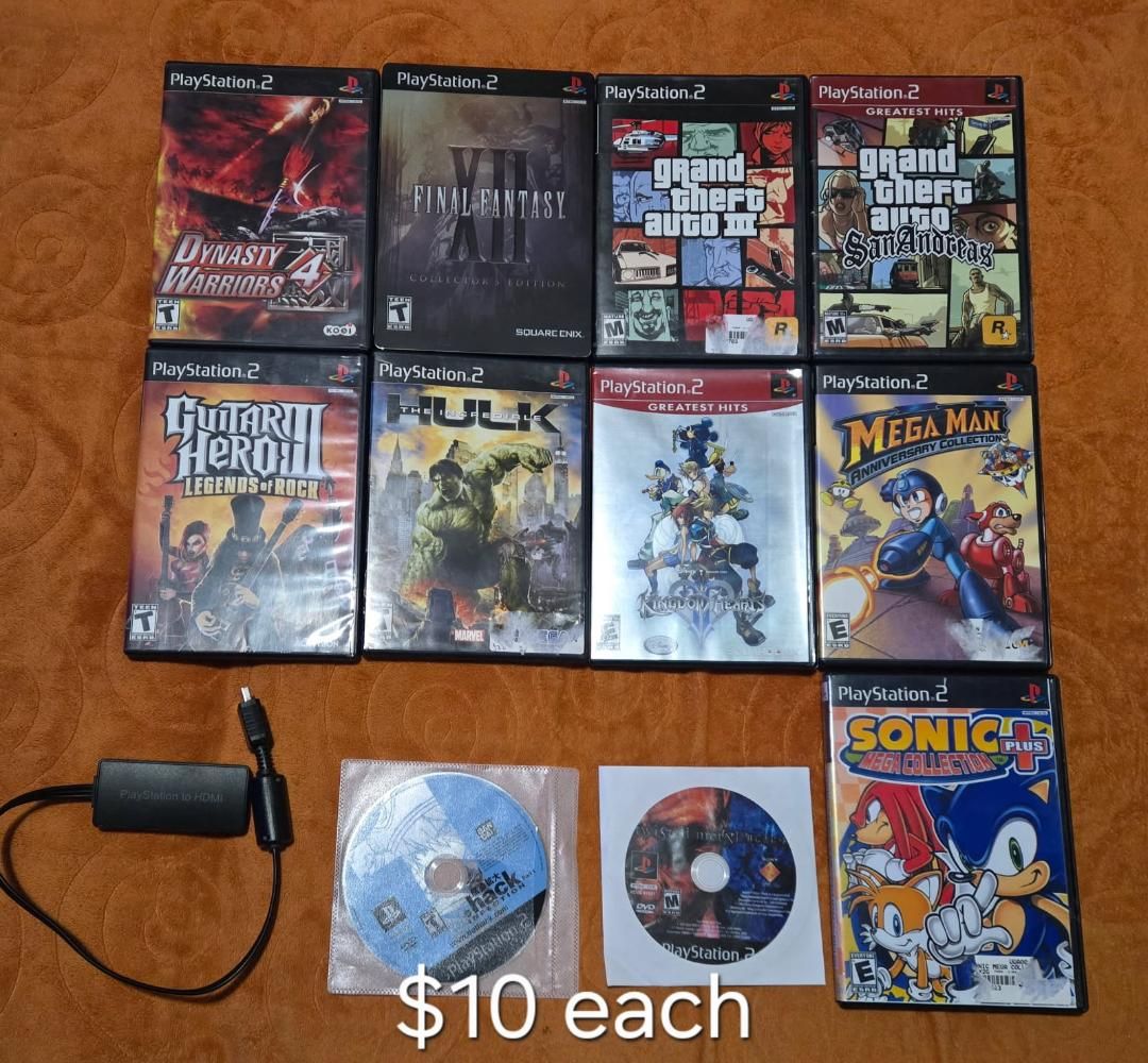 Ps2 games $10 each including Guitar Hero III! Trades considered!