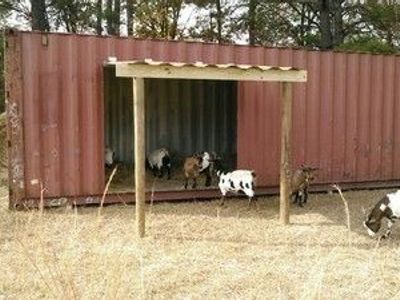 Shipping Containers Converted Into a Barn