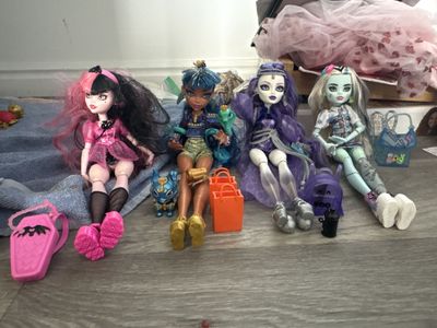 Monster High Dolls (includes most of the accessories)