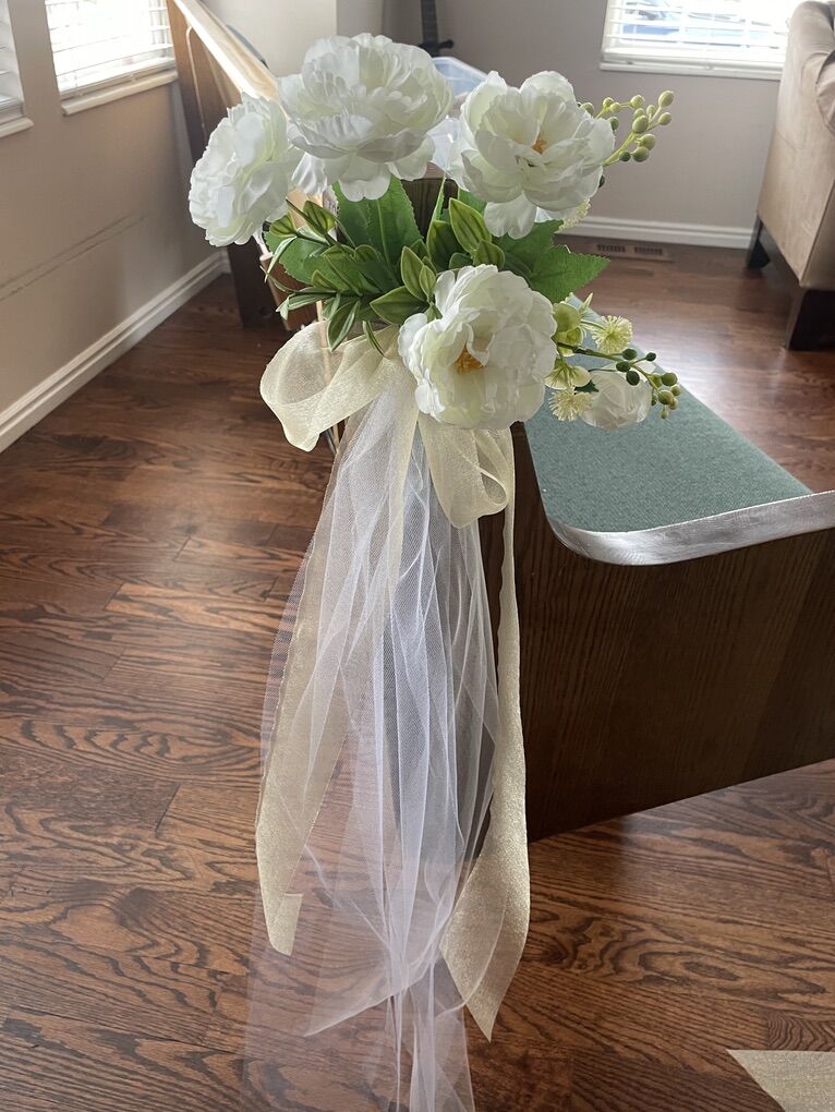White Peony Flowers Bundles