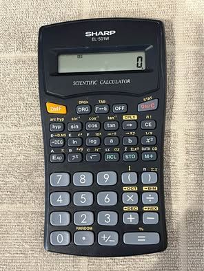 SHARP EL-501W Scientific Calculator