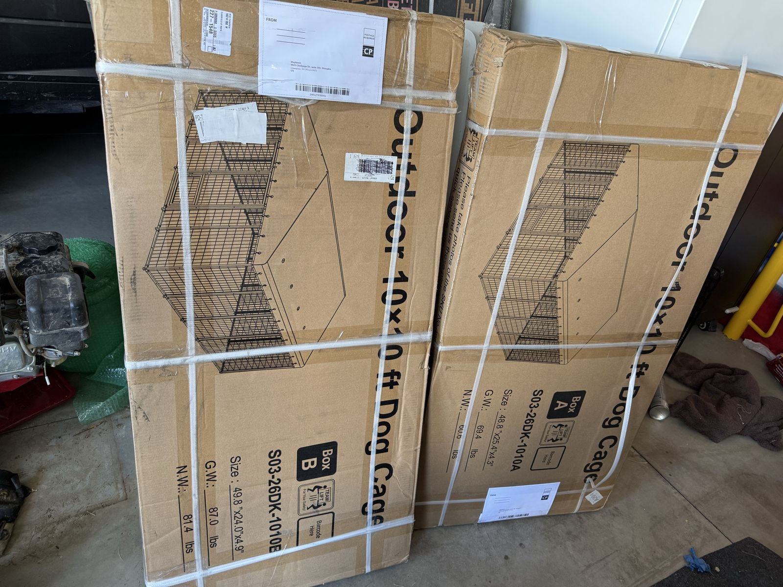 Outdoor 10x10 ft Dog Cage Kennel Boxed New