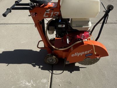 Norton Clipper C13 walk behind concrete saw