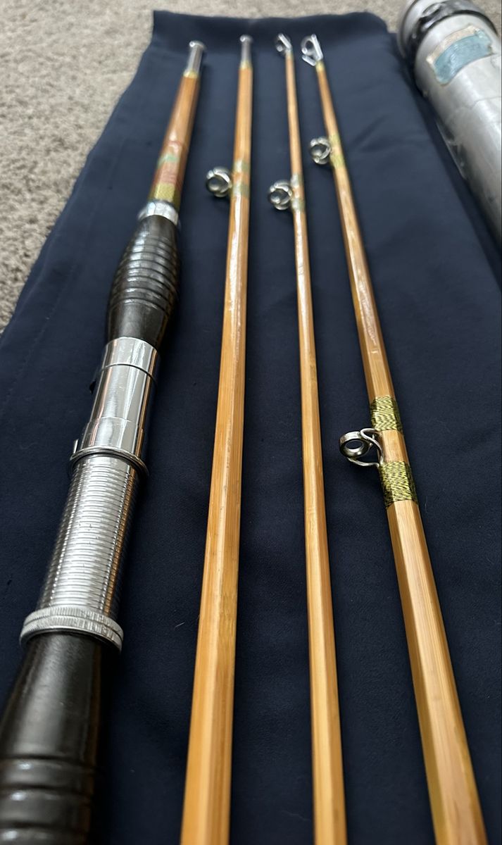 Vintage AFI Quality Product Bamboo Casting/Trolling Rod