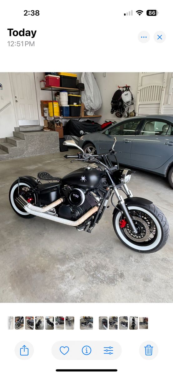 2007 Yamaha V Star 1100 Bobber