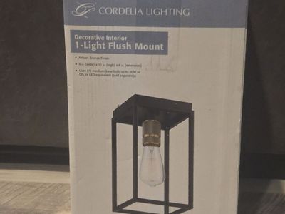 1-light flush mount