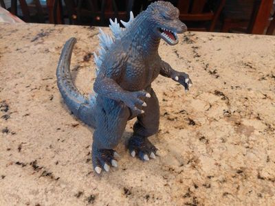 Godzilla Action Figure Toy Collectible Gray Molded Plastic Kaiju