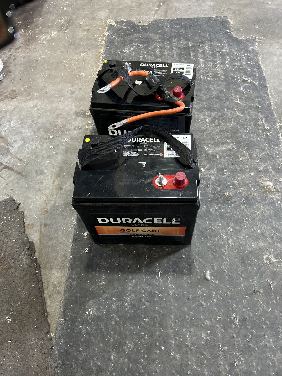 Golf Cart 6 volt AGM 225 ah batteries