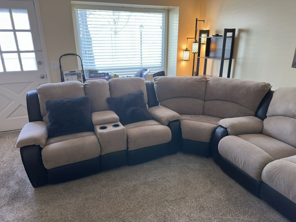 3 Piece L Shaped Sofa