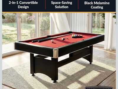 2 In 1 72 Inch Pool Table And Ping Pong Table