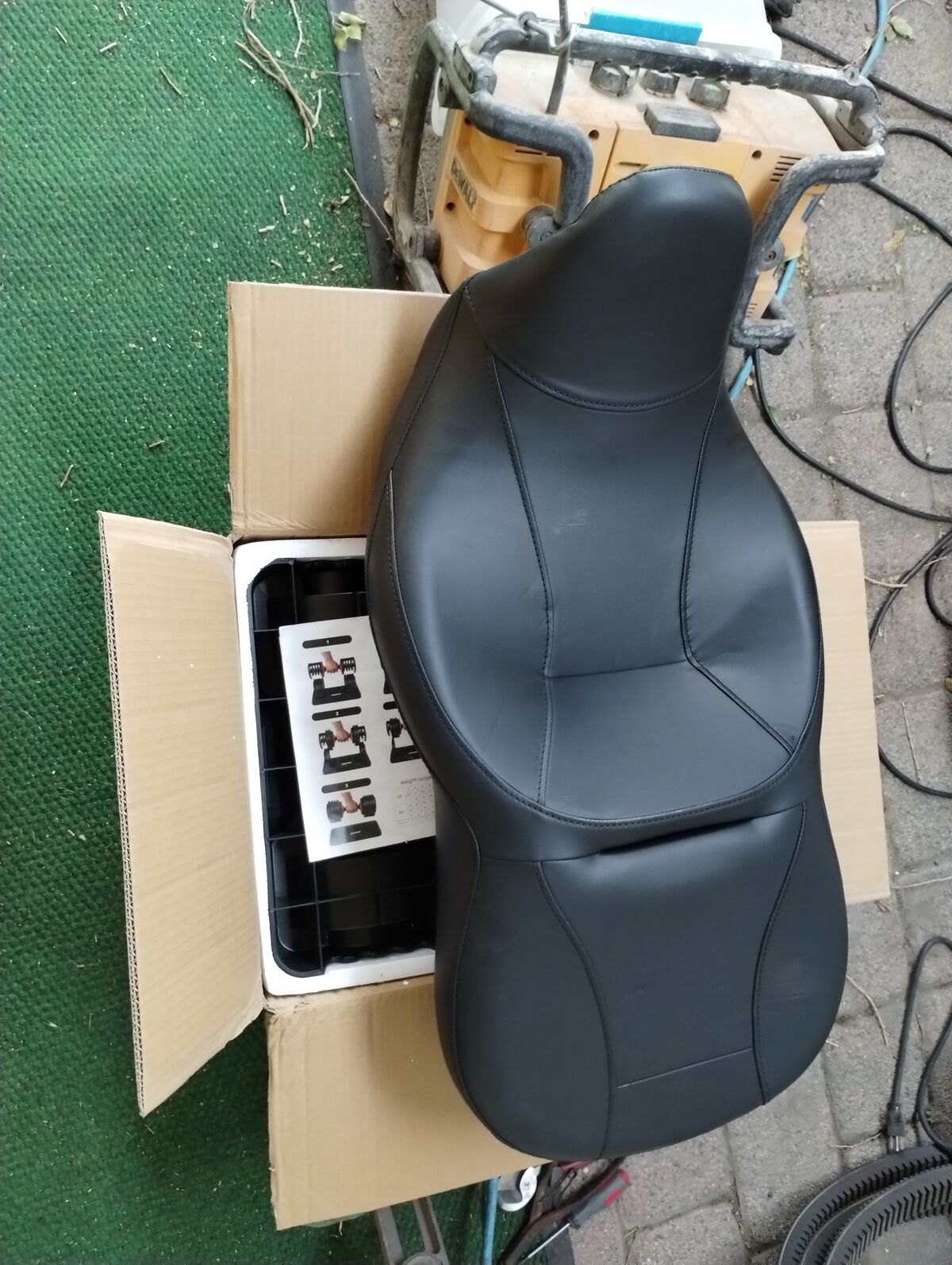 mustange 2 up  wide body motorcycle seat