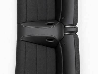 Ford Mustang GT Rear Seat Bench Couch Leather Black