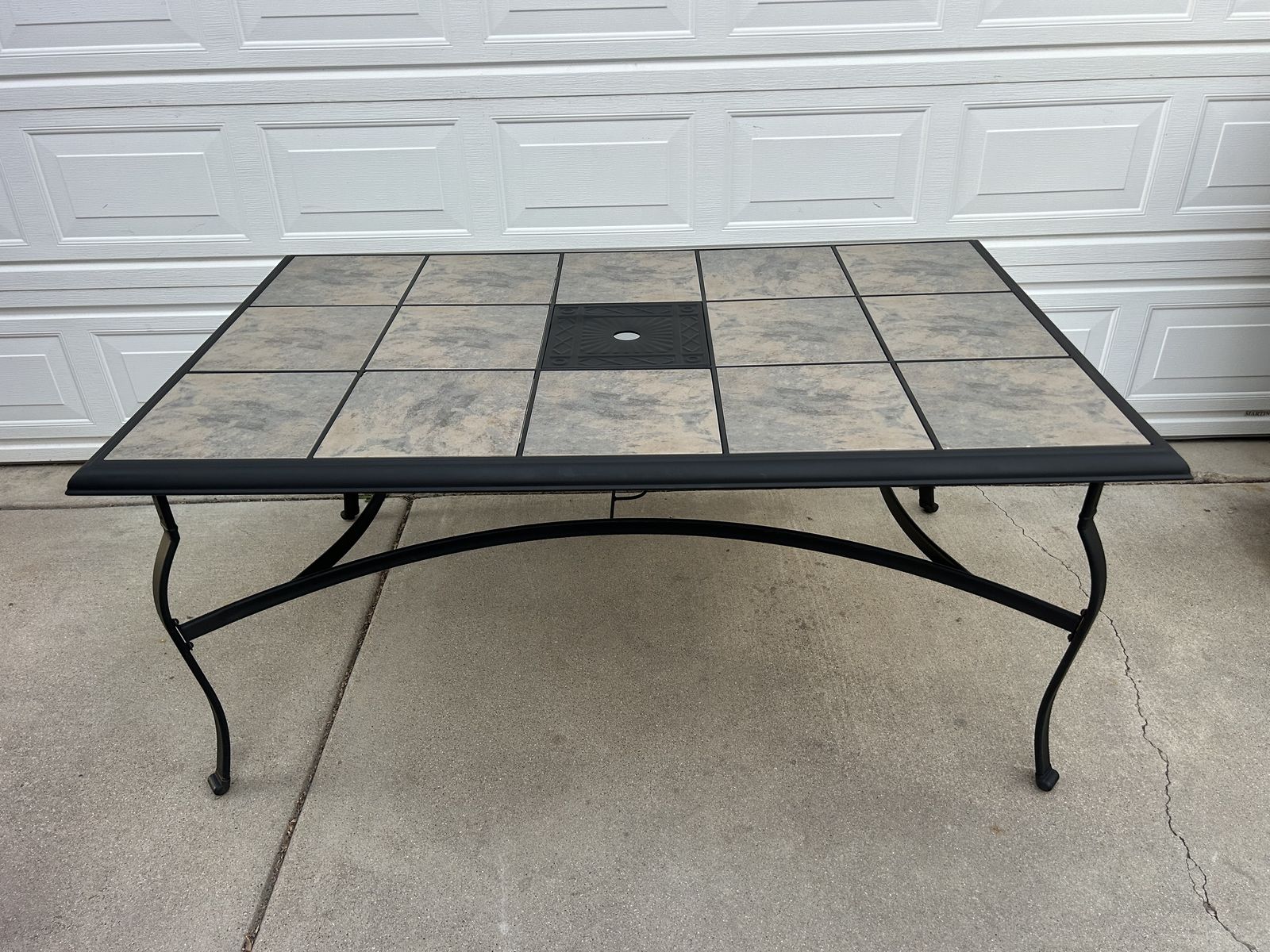 Outdoor Patio Table Tile Large