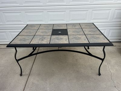Outdoor Patio Table Tile Large